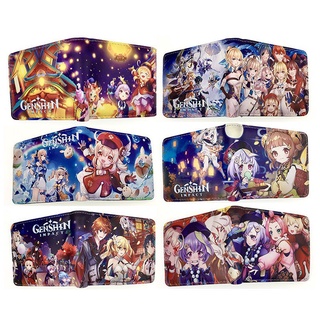 Anime Wallet Original God Game Wallet Students Short Coin Purse Wallet Card Package