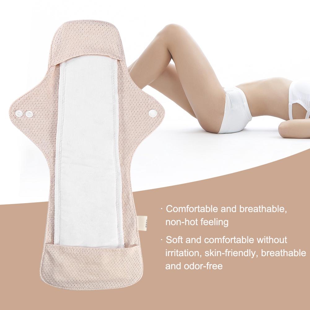 3800 mm reutilizable de algodón orgánico servilletas sanitarias de noche uso femenino almohadillas sanitarias