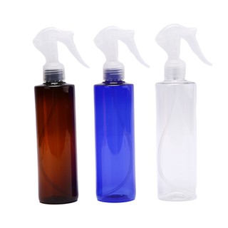 waterheartmoon plástico 500 ml botellas de pulverización de vidrio ámbar recargables