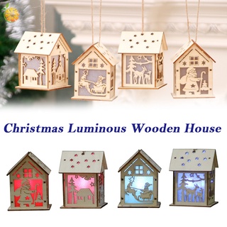 Ejxw adornos Luminosos De madera Para árbol De navidad/decoración del hogar