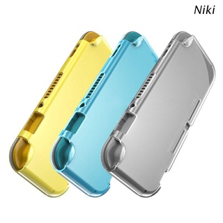 Niki transparente suave TPU silicona caso cubierta protectora Shell transparente cuerpo completo Protector para NS Switch Lite Mini consola de juegos accesorios