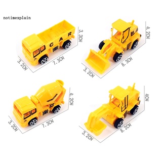 Nta Pull-back diseño de construcción camión modelo Mini tamaño de construcción camión de juguete de varios estilos para adolescentes (4)