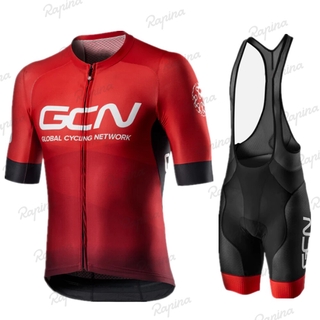 2021 estilo 2020 Jersey de ciclismo Pro equipo Gcnful hombres ciclismo conjunto de carreras de bicicleta de ropa de traje transpirable bicicleta de montaña ropa ropa deportiva