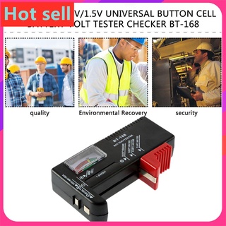 ¡¡¡¡¡¡¡¡¡Precio más bajo precio para el precio de la venta!!Aa/Aaa/C/D/9V/1.5V Universal Button Cell Battery Volt probador de Checker BT-168 allforcar