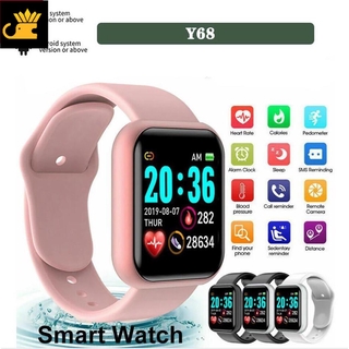 Y68 Rel Gio Smartwatch Smart Proof D'water Usb Sport/Watch Con Monitor De Frecuencia De Ca (Cigga.Br)