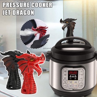 Fuego-respiración dragón liberación de vapor accesorio de vapor desviador para olla a presión suministros de cocina