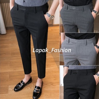 Pantalones de tobillo Casual pantalones Formal pantalones de trabajo Material de oficina pantalones de los hombres Chinos de la moda de los hombres (1)