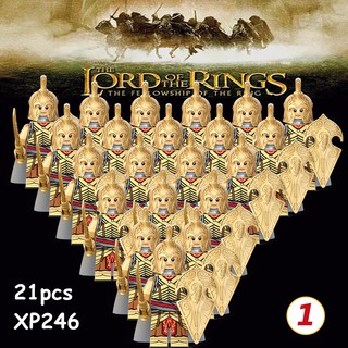 21 Unids/set The Lord Of Rings Noldo Elfos Mini Figura Bloques De Construcción Lego Juguetes kt1032