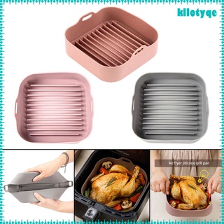 (Klotyqe) Air Fryer olla De silicona segura accesorios para limpiar horno después De usar Airfryer (1)