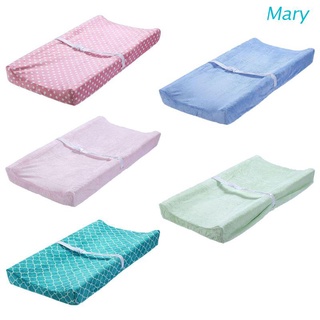 Mary suave cambiador cubierta reutilizable cambiador de sábanas bebé guardería suministros