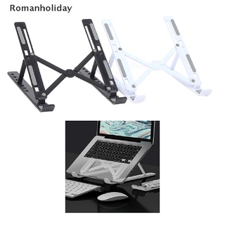 [romanholiday] soporte para ordenador portátil, soporte plegable, ajustable, soporte co (1)