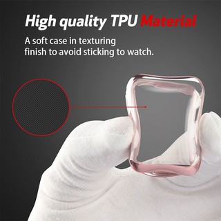Slim Watch Cover para Apple Watch Case 5 4 3 2 1 42 mm 38 mm suave transparente TPU Protector de pantalla para iWatch 4 3 44 mm 40 mm accesorios (3)