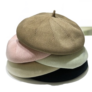 Net red ins boina femenina primavera y verano versión coreana de la marea japonesa salvaje británica boina gorra octogonal sombrero de pintor femenino