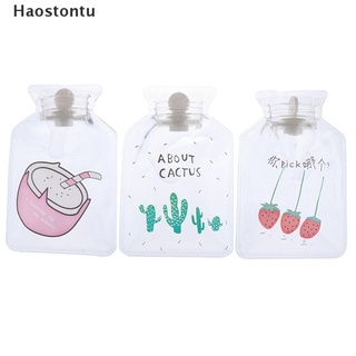 [haostontu] lindo transparente mini botellas de agua caliente bolsa de inyección de agua de dibujos animados caliente bolsa.