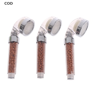[COD] LED Shower Head High Pressure Water Saving Hand Anion Spa Filter Shower Head HOT