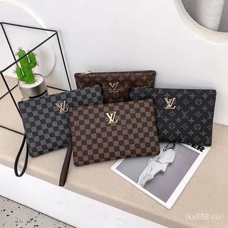 JCFS🔥Productos al contado🔥LV Louis Vuitton embrague de los hombres nuevo ocio al aire libre viaje de gran capacidad bolsa de la compra de alta calidad moda tendencia Baita cartera