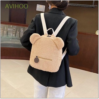 avihoo moda bolso de hombro de viaje mini mochila oso mochilas portátil lindo multifunción chica bolso de las mujeres compras mochilas/multicolor