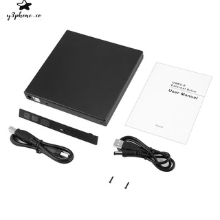 Portable Size USB 2.0 CD IDE To USB External Case Slim for Laptop Notebook