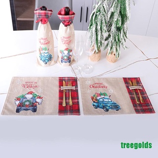 [Treegolds] Alfombrillas de mesa de navidad manteles manteles manteles manteles de navidad viejo camión decoraciones de mesa