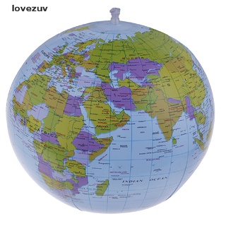 lovezuv 40cm globo mundial inflable enseñar educación geografía mapa juguete niño playa bola co