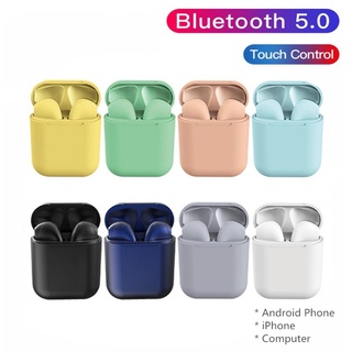 Inpods 12 auriculares inalámbricos color Pastel Tws I12 Bluetooth Para Android/Iphone