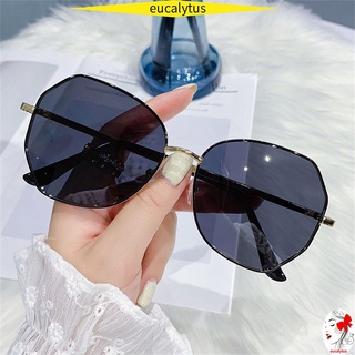 Eutus Vintage gradiente gafas de sol moda sombras sin montura gafas de sol UV 400 tendencia Metal para mujeres y hombres gafas de sol ovaladas