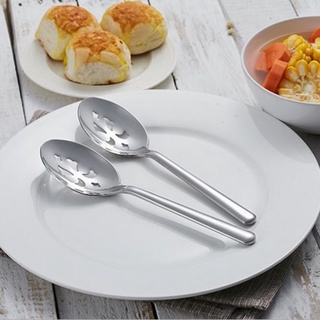 cuchara de acero inoxidable con mango hueco para servir alimentos vajilla creativa