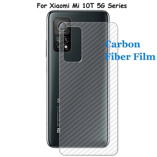 Xiaomi Mi 10T Pro Carbon Fiber Back Film Xiaomi Mi 10t POCO F2 Pro Lite 5G POCO X3 NFC Pocophone F1 Redmi Note 9s 9 8 7 K20 Pro 9A 9C 8A 7A Screen Protector Protective Sticker