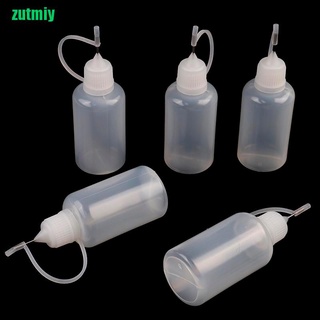 [ZUT] 5Pcs 30ml plastic DIY paper quilling glue applicator squeeze bottle MIY (1)