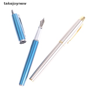 [takejoynew] pluma estilográfica de metal mate de negocios iridium 0.5 mm pluma estilográfica regalo de oficina escolar (7)