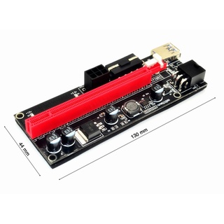 adaptador de tarjeta de imagen de 60cm ver009s pci-e riser card pcie 1x a 16x cable de datos usb 3.0 seagate micrómetro (5)