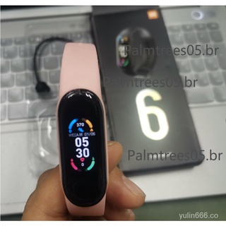 YL🔥bienes a la vista🔥Reloj intelligence m6 smartwatch impermeable bluetooth 4.2 monitor smartband pulsera deportiva PK reloj inteligente m5