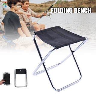 Plegable portátil taburete de Camping Mini ligero resistente silla plegable para adultos pesca senderismo con bolsa de transporte