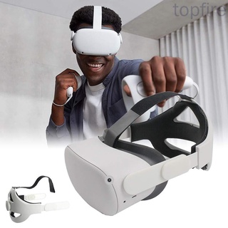 Topfire.Vr auriculares diadema de plástico ajustable VR auriculares correa de cabeza de reemplazo para Oculus Quest 2