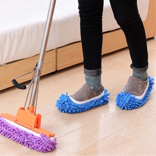 piso de limpieza de polvo zapatillas zapatos fregona antideslizante casa limpia zapato multifunción