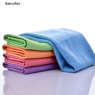 [kacofei] toalla de limpieza de microfibra suave de vidrio absorbente toallitas de limpieza de cocina (2)