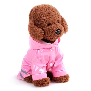 Lansel ropa al aire libre mascota mono Chamarra transpirable con capucha perro impermeable protector solar suministros para mascotas reflectante PU/Multicolor (8)