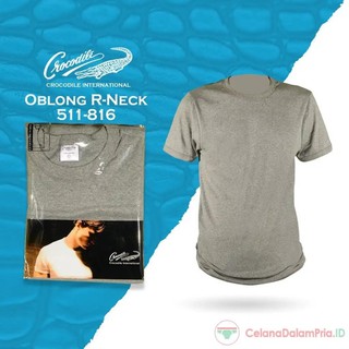 Camiseta en hombres oblongo cocodrilo Ash CR 511-816 1 pieza