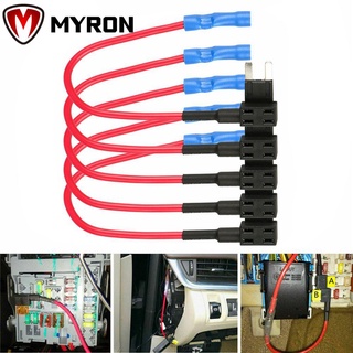 Myron Micro/Mini/estándar coche Add-A-Circuit fusible grifo accesorios de coche adaptador de fusibles titular de la hoja de fusibles titular de tomar electrodomésticos 12V electrónico añadir cajas de circuito Mini ATM