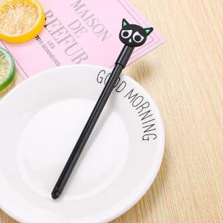 Lindo Kawaii Gato Negro Bolígrafo De Gel De Dibujos Animados De Plástico Bolígrafos Para Escritura Oficina (8)