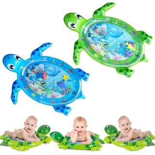 Dropshipping nuevo diseño de bebé alfombrilla de juego de agua inflable bebé barriga tiempo alfombra de juego niño para bebé diversión actividad niños centro de juego