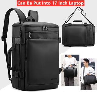 los hombres de negocios casual mochila de gran capacidad impermeable mochila portátil bolsa al aire libre begpack