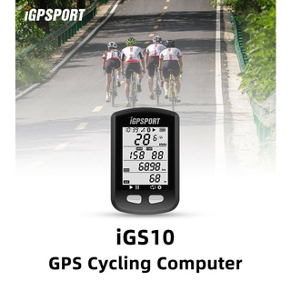 [gps]-bicicleta inteligente igpsport igs10/bluetooth ant+pantalla lcd