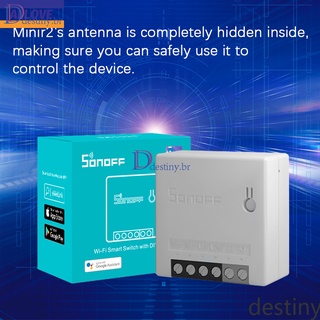 Sonoff MINI R2 Smart Switch Para Control Remoto De Cuerpo Pequeño WiFi Interruptor Stand One Destiny Externo